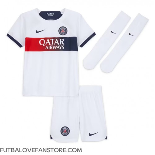 Paris Saint-Germain Kylian Mbappe #7 Vonkajší Detský futbalový dres 2023-24 Krátky Rukáv (+ trenírky)